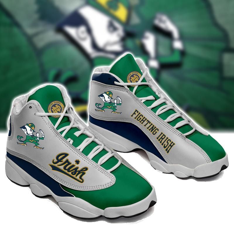 Notre Dame Fighting Irish Form Air Jordan 13 Lan1 Shoes Sport Sneakers