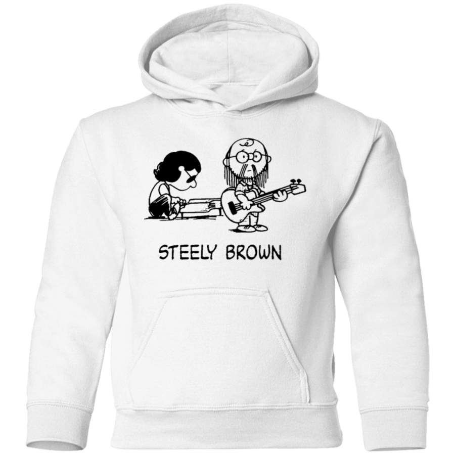 AGR Steely Brown Tee Toddler Pullover Hoodie