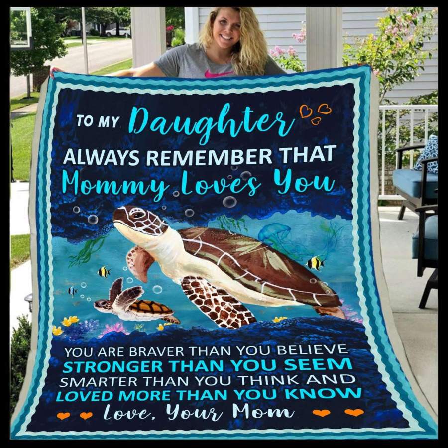 Zalooo – Blanket – Turtle – Mommy Loves You