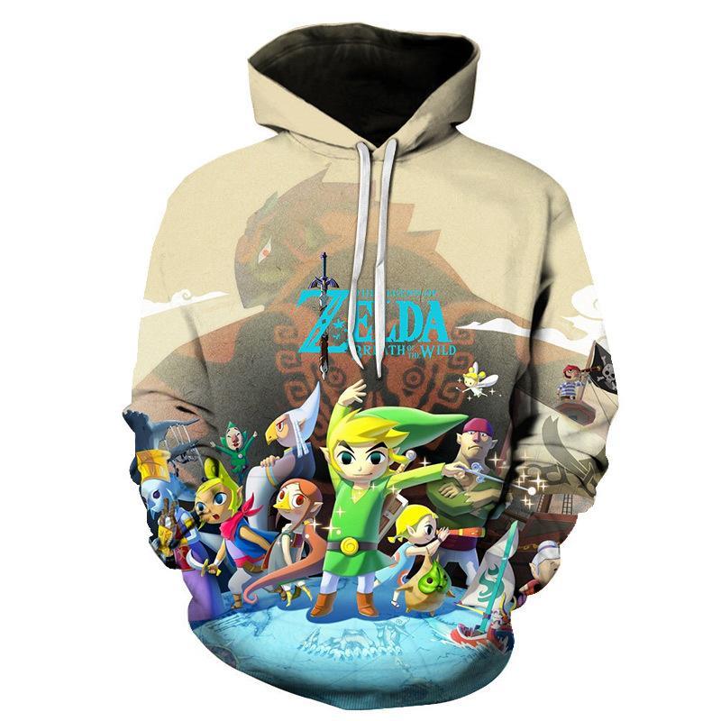 The Legend of Zelda Anime 3D Print Hoodies Sweatshirts – Ornament customs