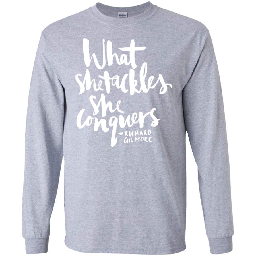 AGR What She Tackles She Conquers SWEATSHIRT