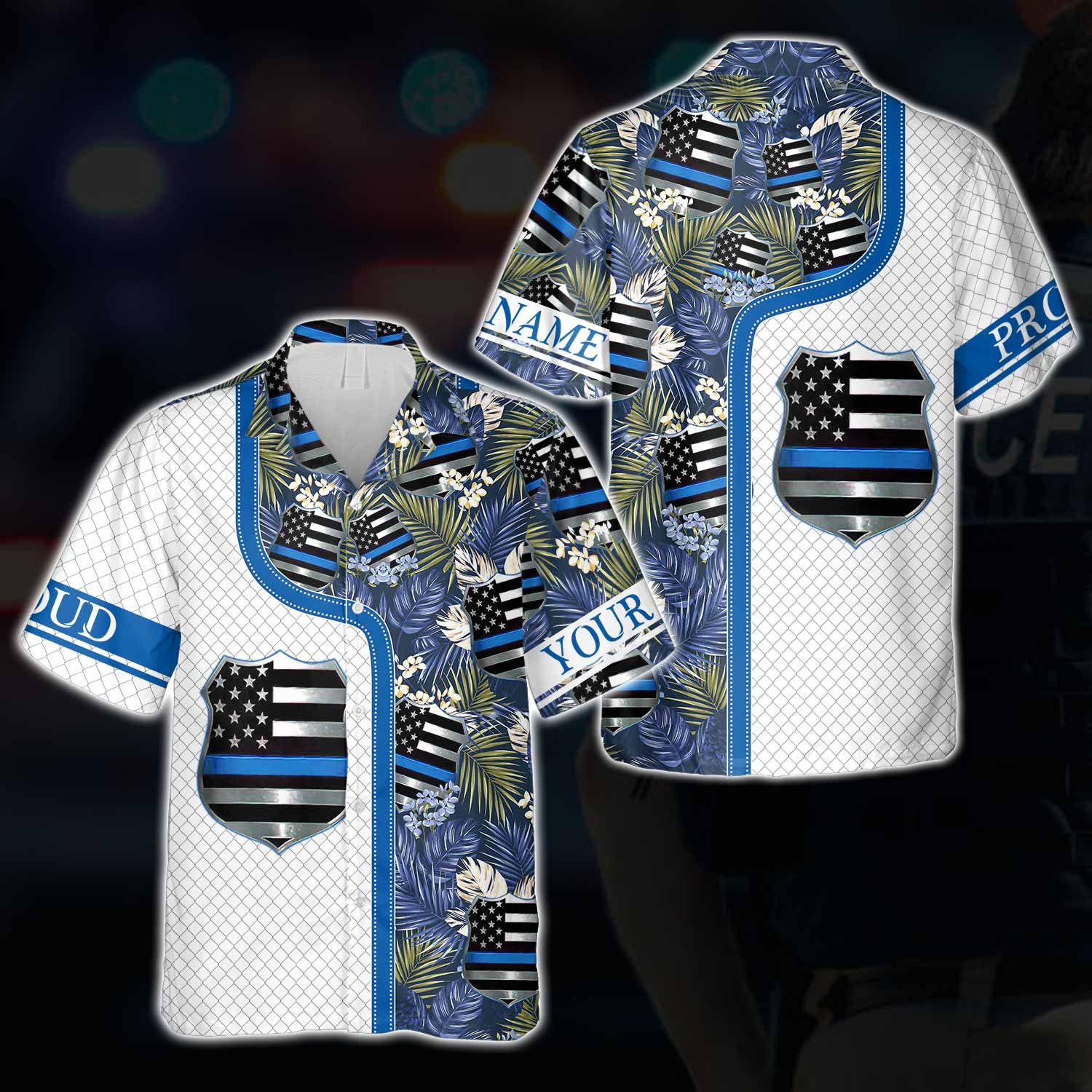 Got Your Six Police Officer Personalized Hawaii Shirt Ha47061