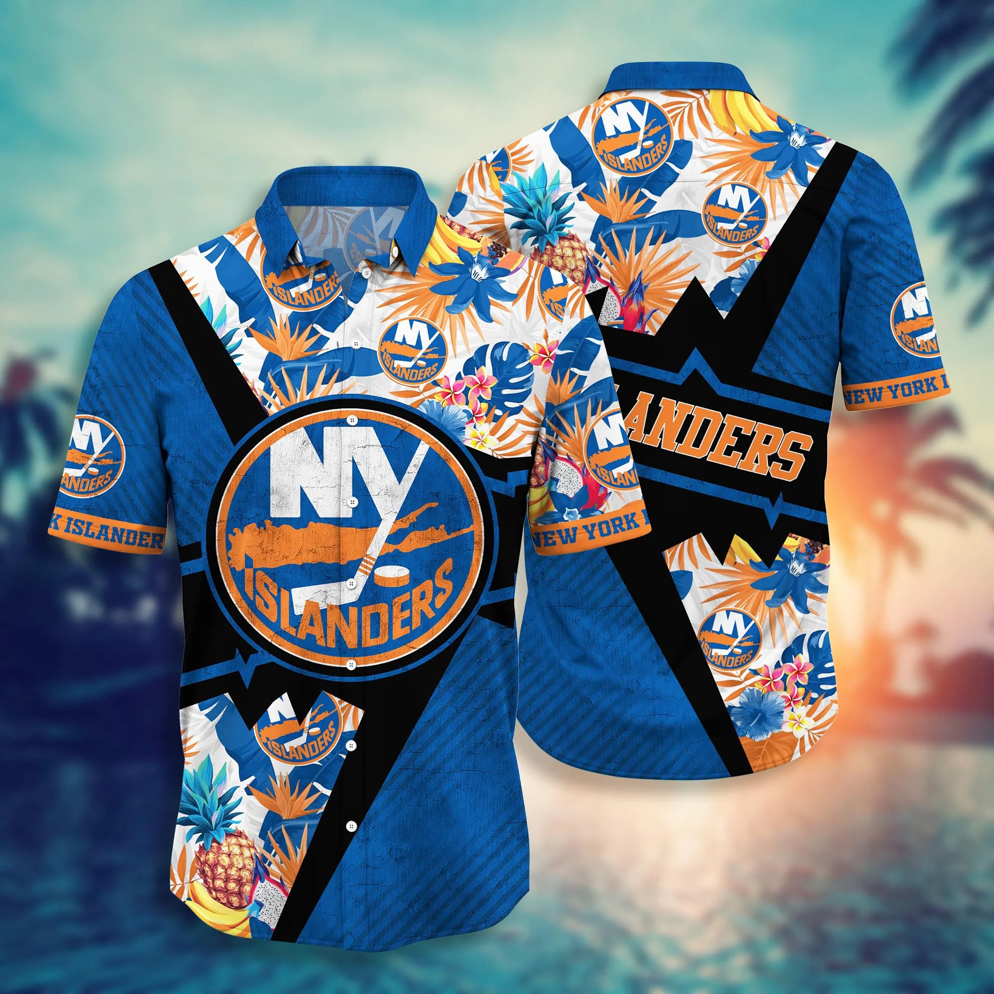 New York Islanders Nhl Hawaiian Shirt Hammocks Aloha Shirt