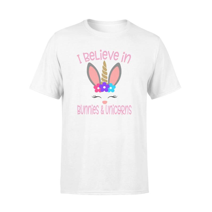 Believe Easter Bunny Unicorn , Cute Easter Gift T Shirt