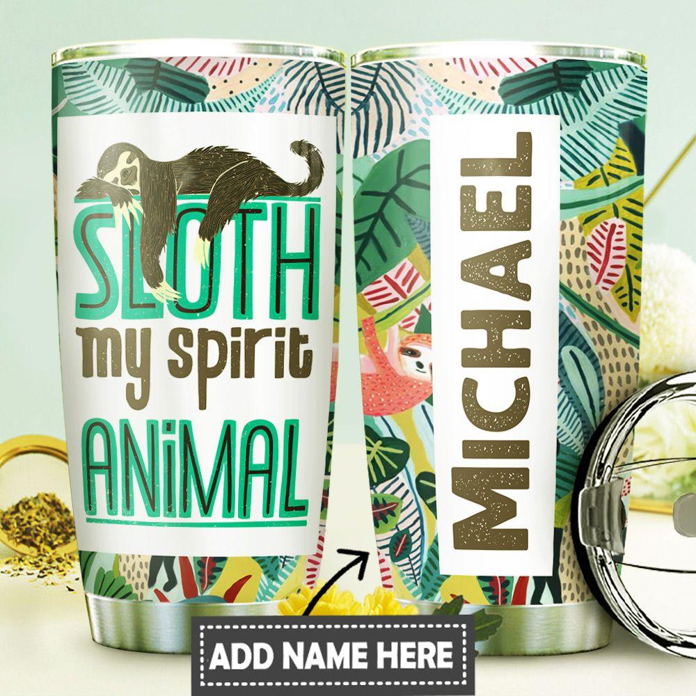 Sloth Spirit Animal Personalized Dns0411012 Stainless Steel Tumbler