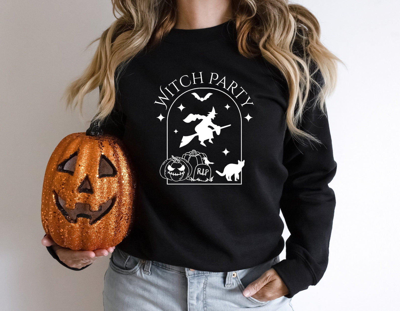 Witch Party Sweatshirt 2D Crewneck Sweatshirt All Over Print Sweatshirt For Women Sweatshirt For Men Sws4249