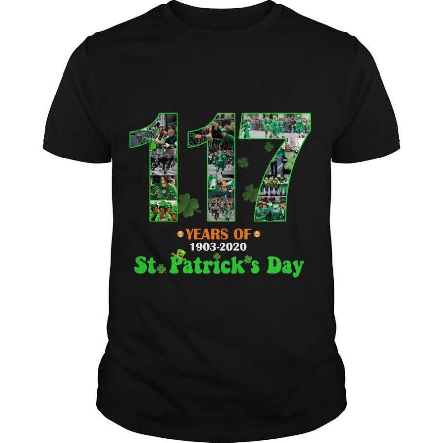 117 Years Of 1903 2020 St Patrick’s Day Shirt