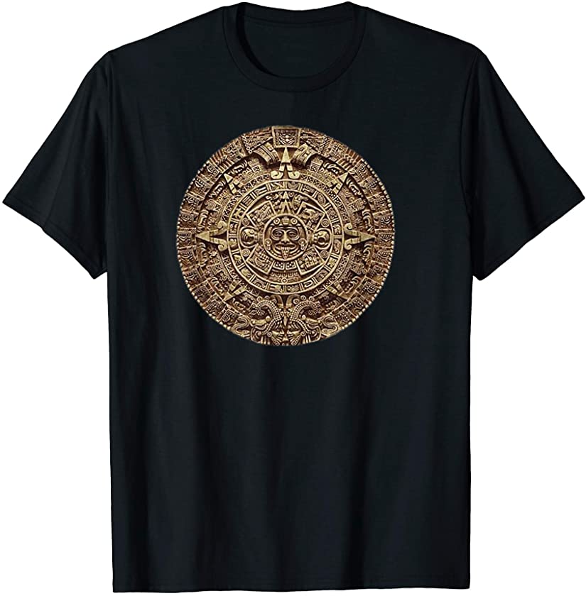 Aztec Calendar Mexican Mayan T-Shirt