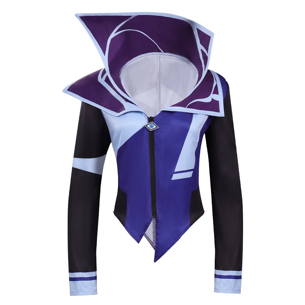 Valorant Fade Cosplay Costume Hoodie Outfits Halloween Carnival Suit alx