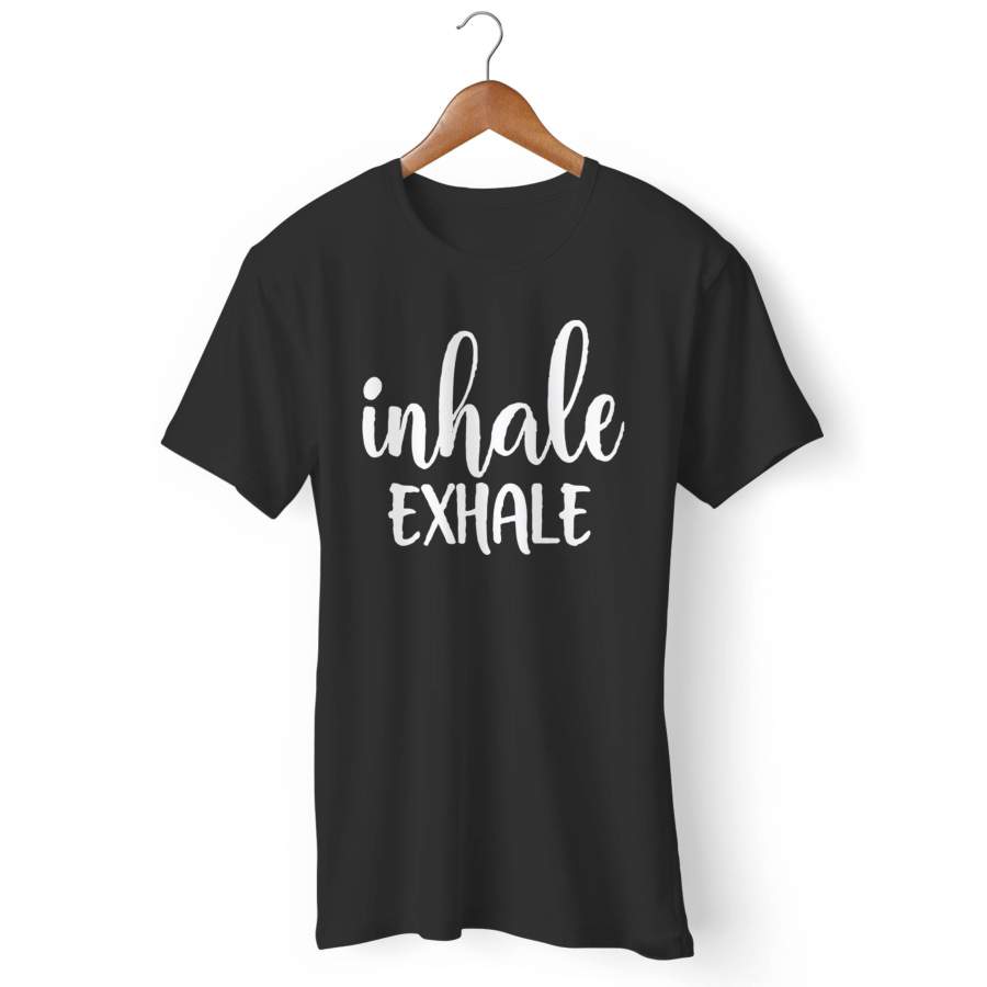 Yoga Lovers Inhale Exhale Meditation Man’s T-Shirt