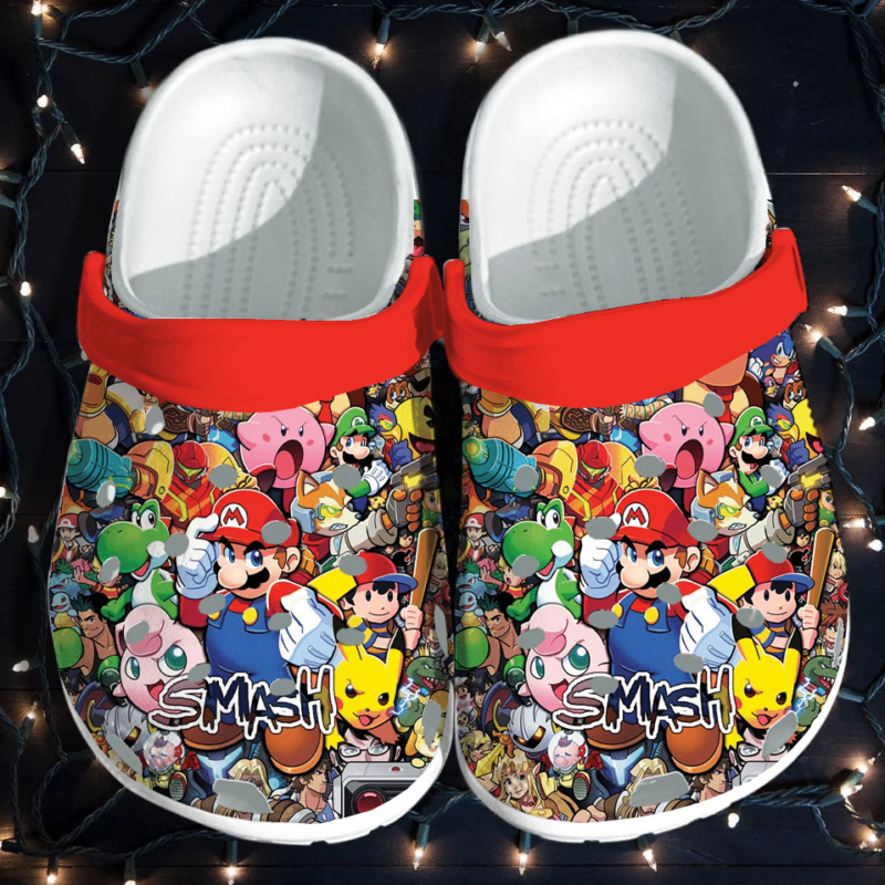 Super Smash Bros Crocs Crocband Clogs, Comfy Footwear, Shoes ...