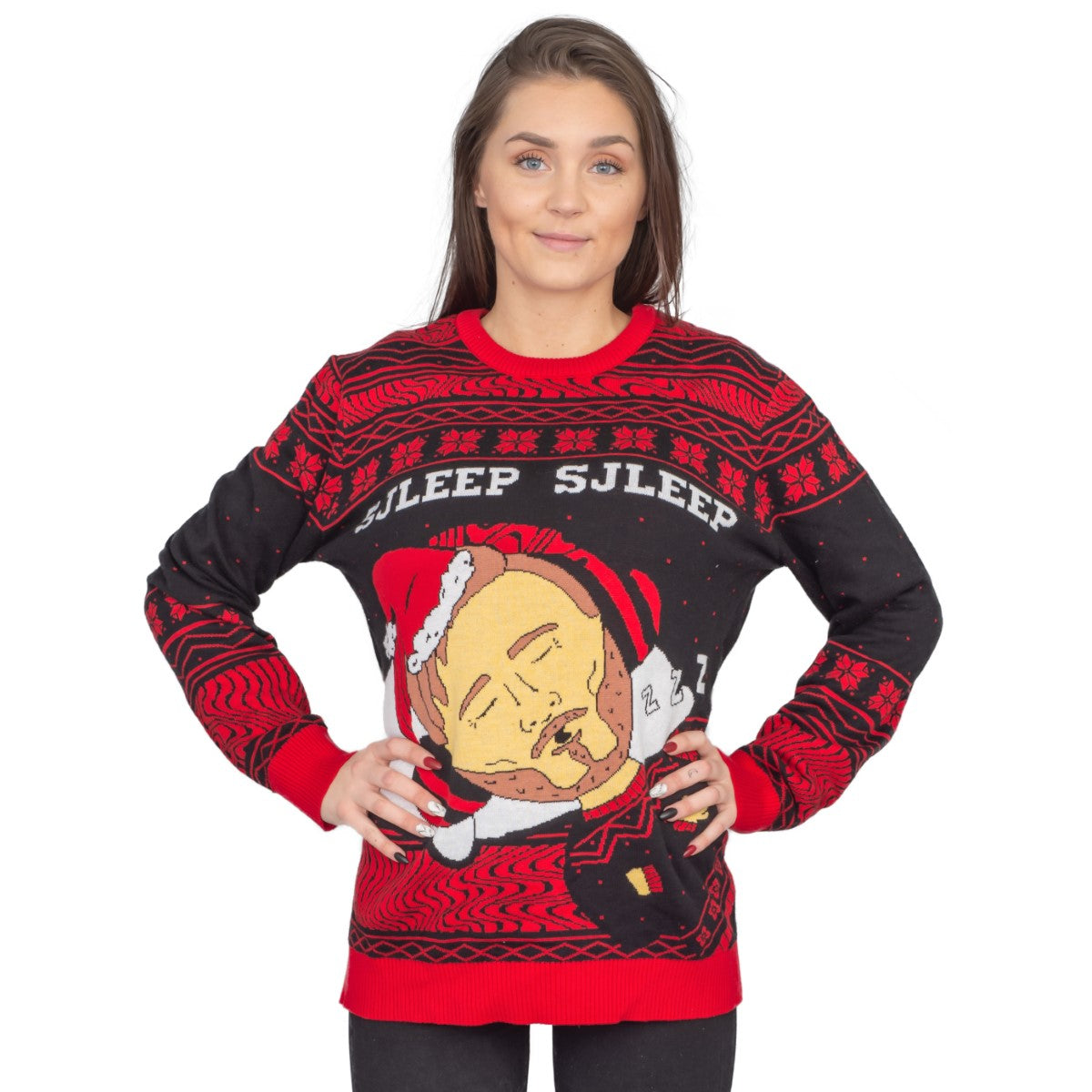 Women’S Pewdiepie Sjleep Sjleep Ugly Christmas Sweater