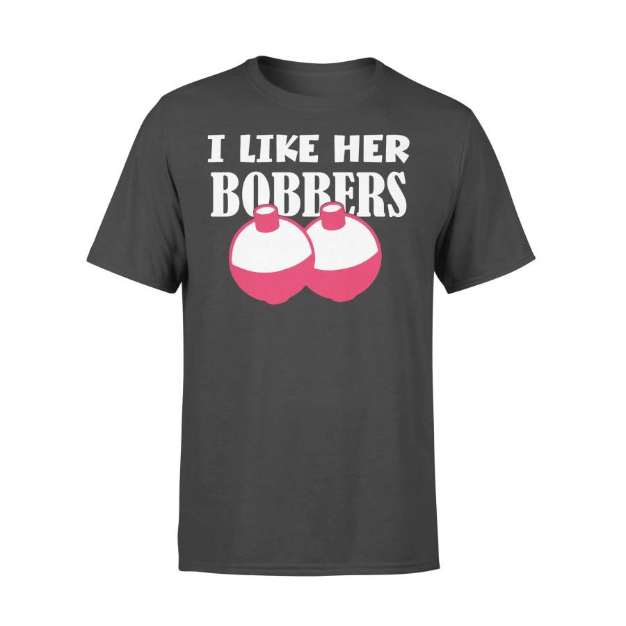 I Like Her Bobbers Fishing Couple T-shirt