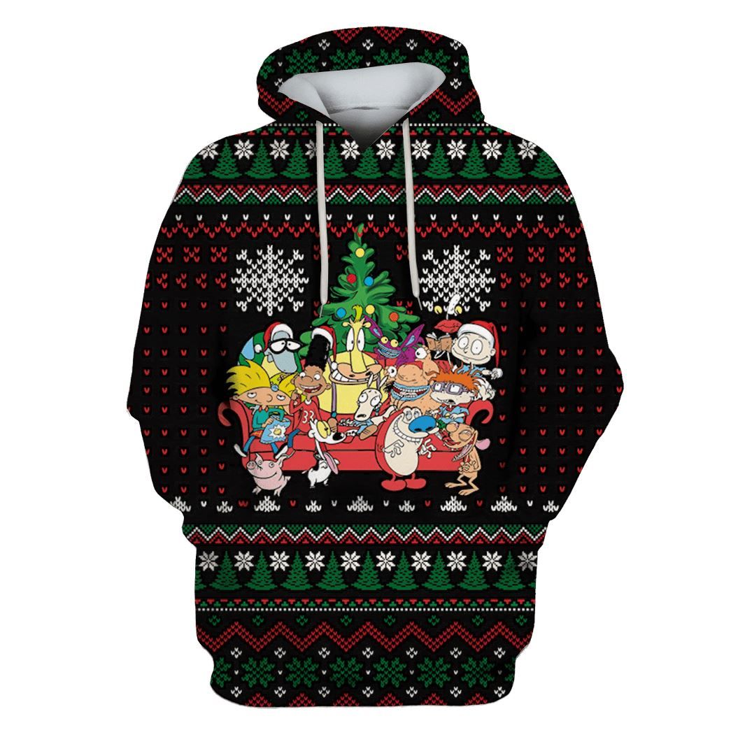 Gearhumans Rugrats Merry Christmas Custom T-Shirt – Hoodies Apparel