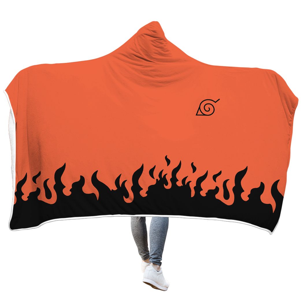 Casespring 3D Naruto Uzumaki Custom Hooded Blanket