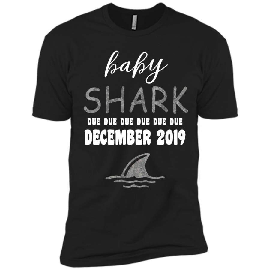 Baby Shark Due Due Due Due December 2019, Birthday Gift – Canvas Unisex USA Shirt