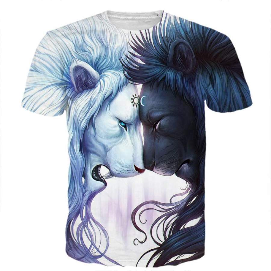 Yin and Yang Lion Shirt