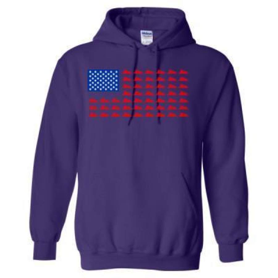 AGR Snowmobile Flag – Heavy Blend™ Hooded Sweatshirt