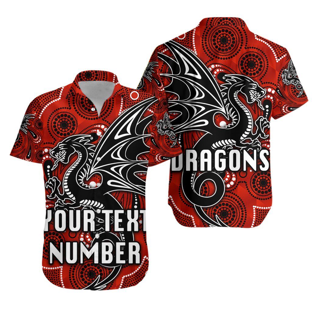 George Dragons Hawaii Shirt Simple Indigenous Ha13519