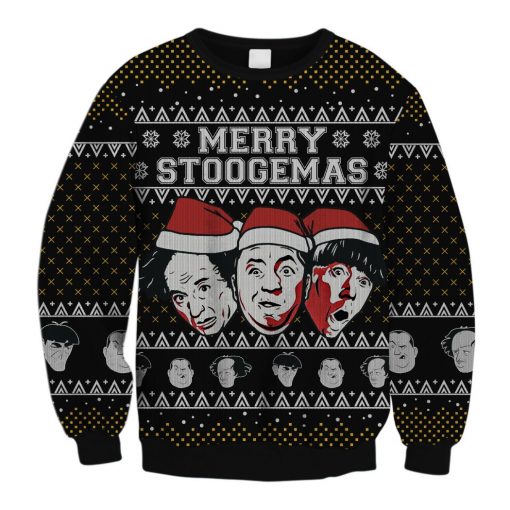 The Three Stooges Ugly Christmas Sweatshirt