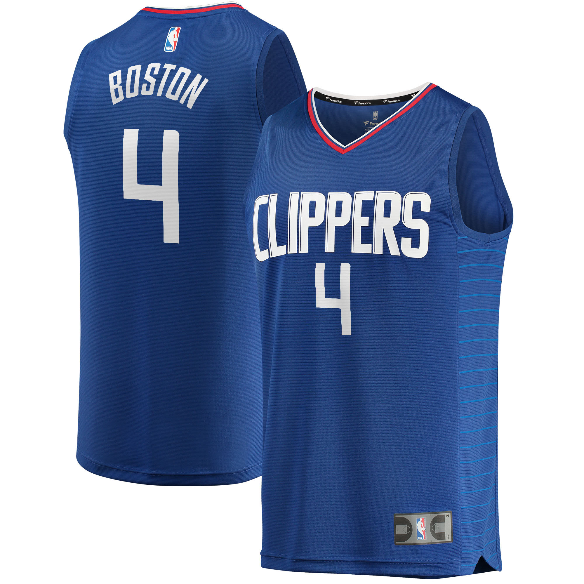 Brandon Boston Jr. La Clippers Fanatics Branded 2021/22 Fast Break Replica Jersey – Icon Edition – Royal NBA