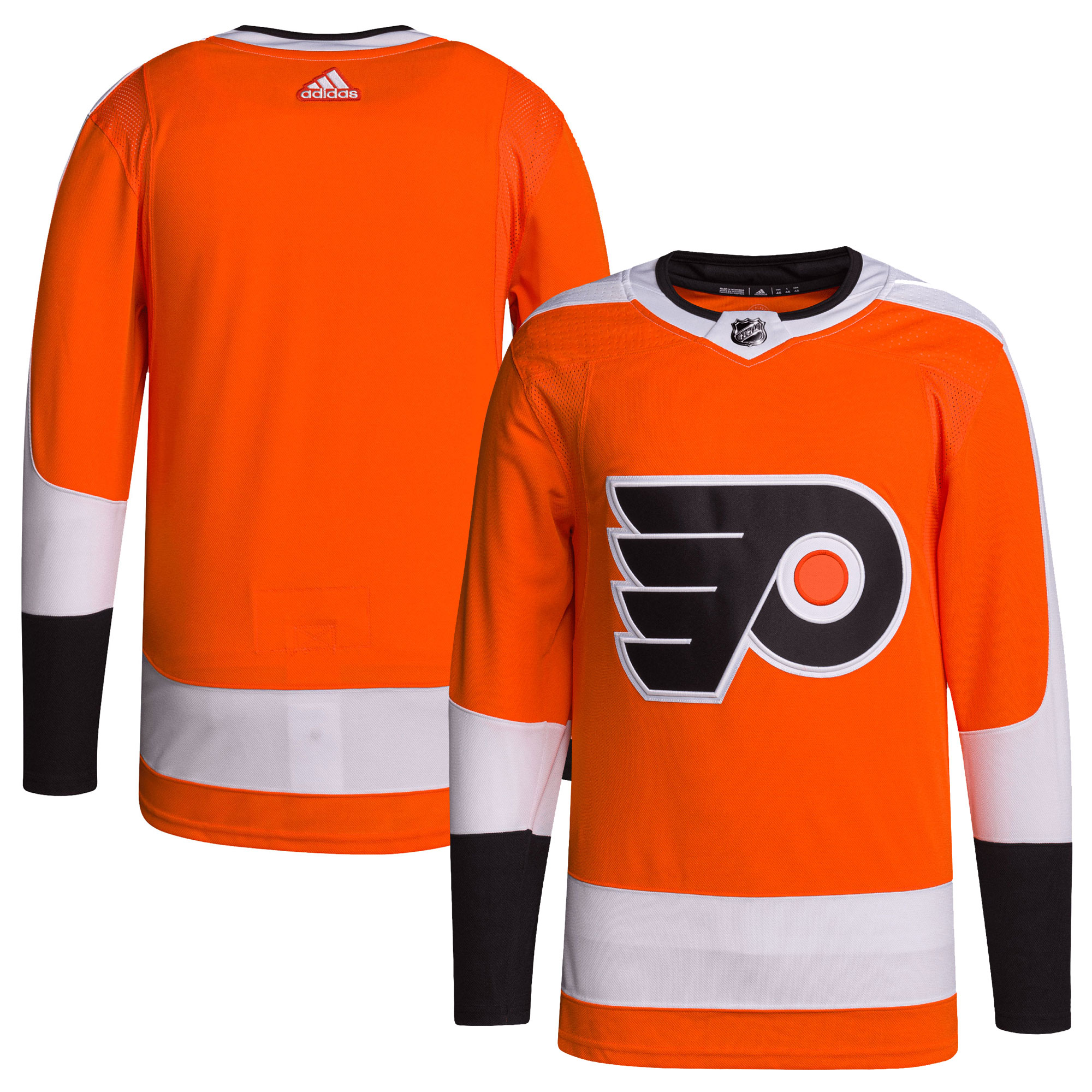 Men's Philadelphia Flyers adidas Orange Home Primegreen Authentic Pro Blank Jersey