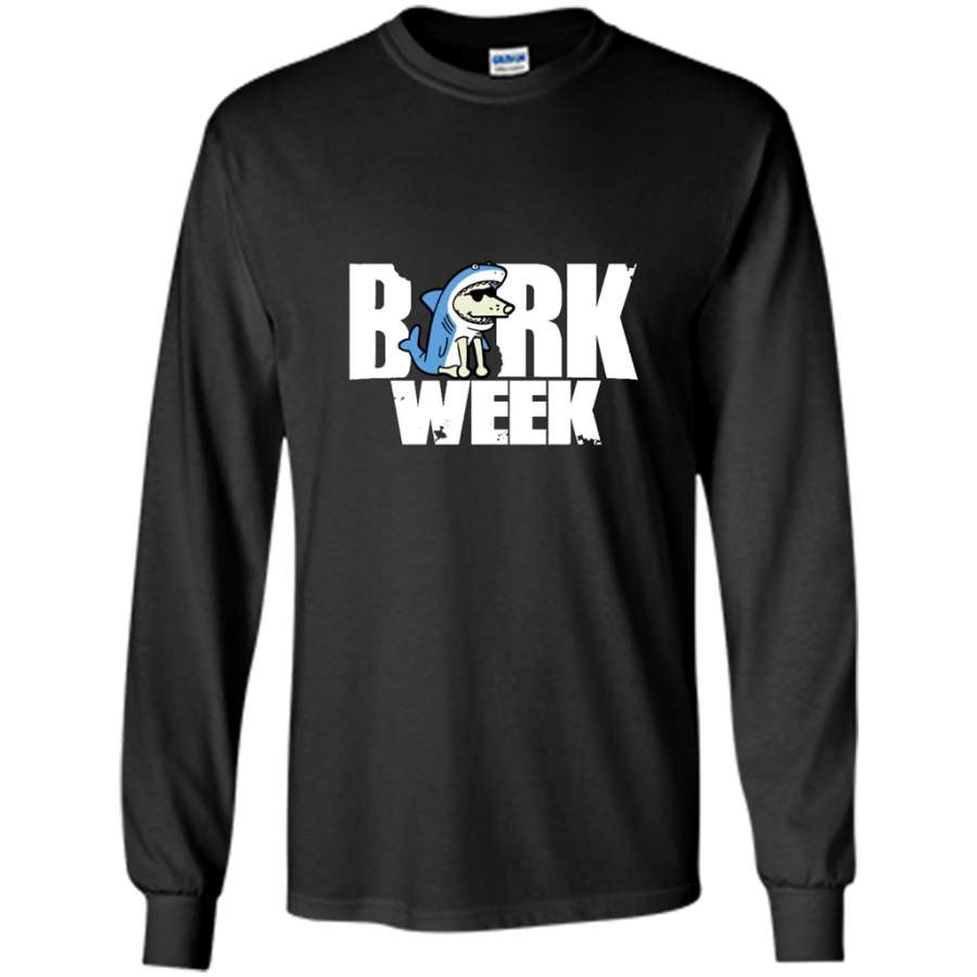 BarkWeek Shark Funny Gift – Gildan Long Sleeve Shirt