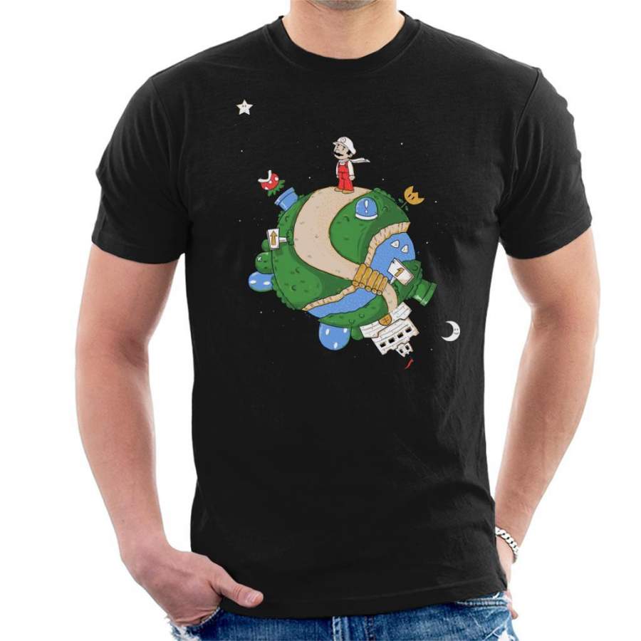 Little Moustache Super Mario Men’s T-Shirt