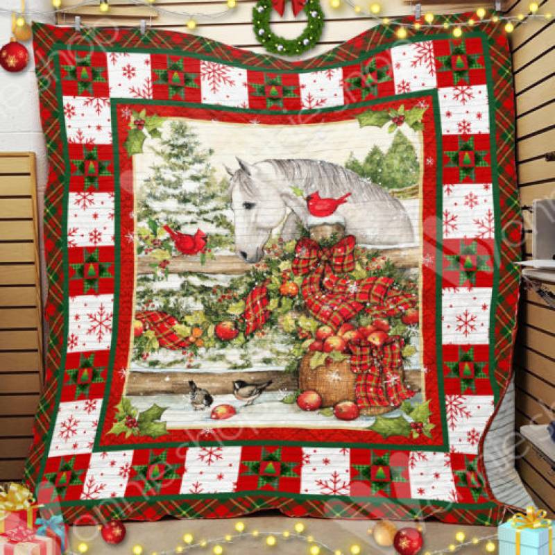 Horse Christmas Blanket OCT1603 78O42