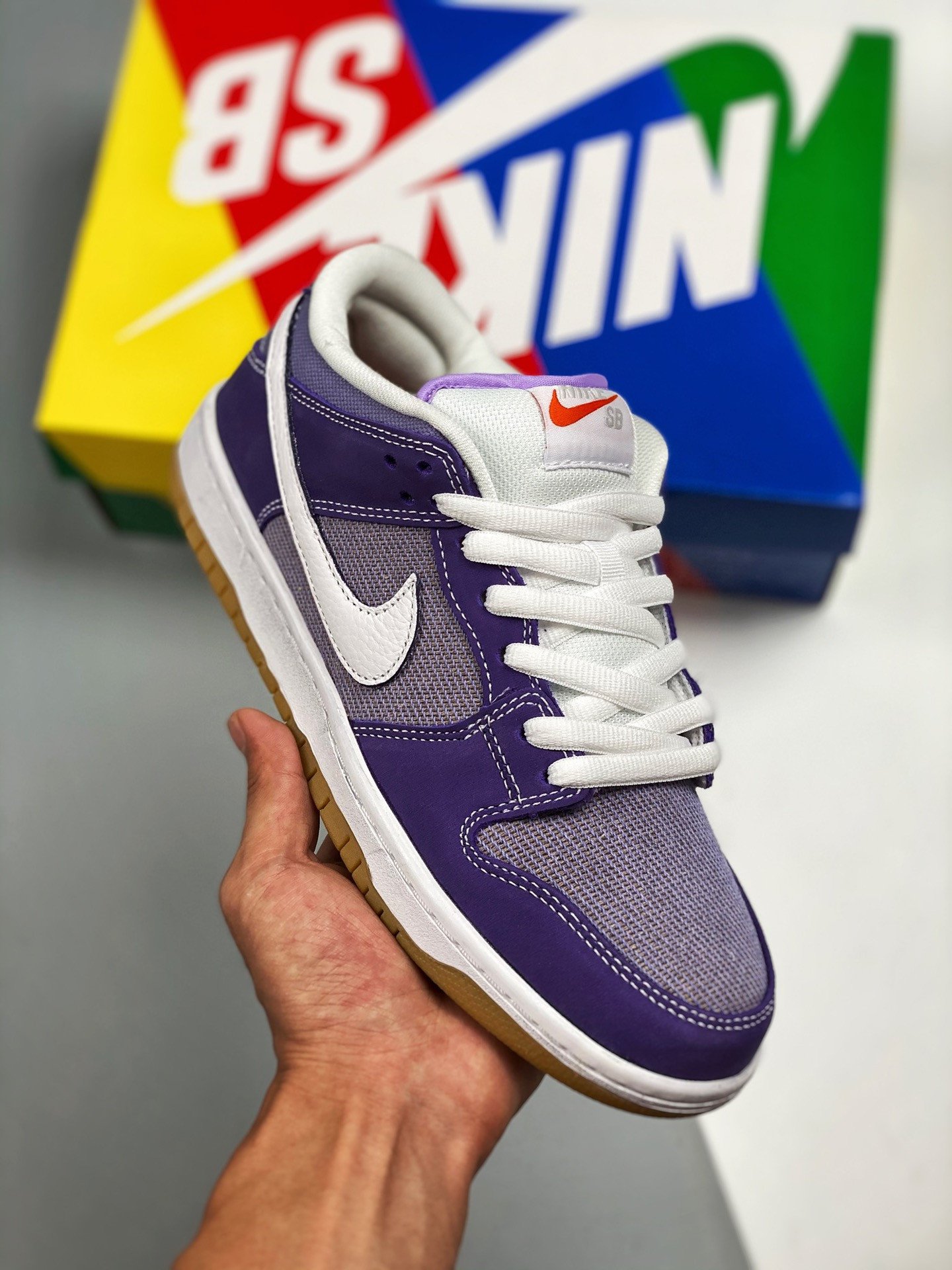 Nike SB Dunk Low Prm Purple White Gum 5339052