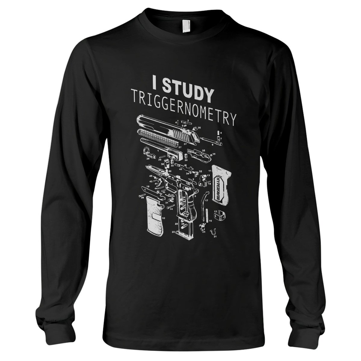 I Study Triggernometry Shirt For Men And Women, Funny Triggernometry Long Sleeve T-Shirt