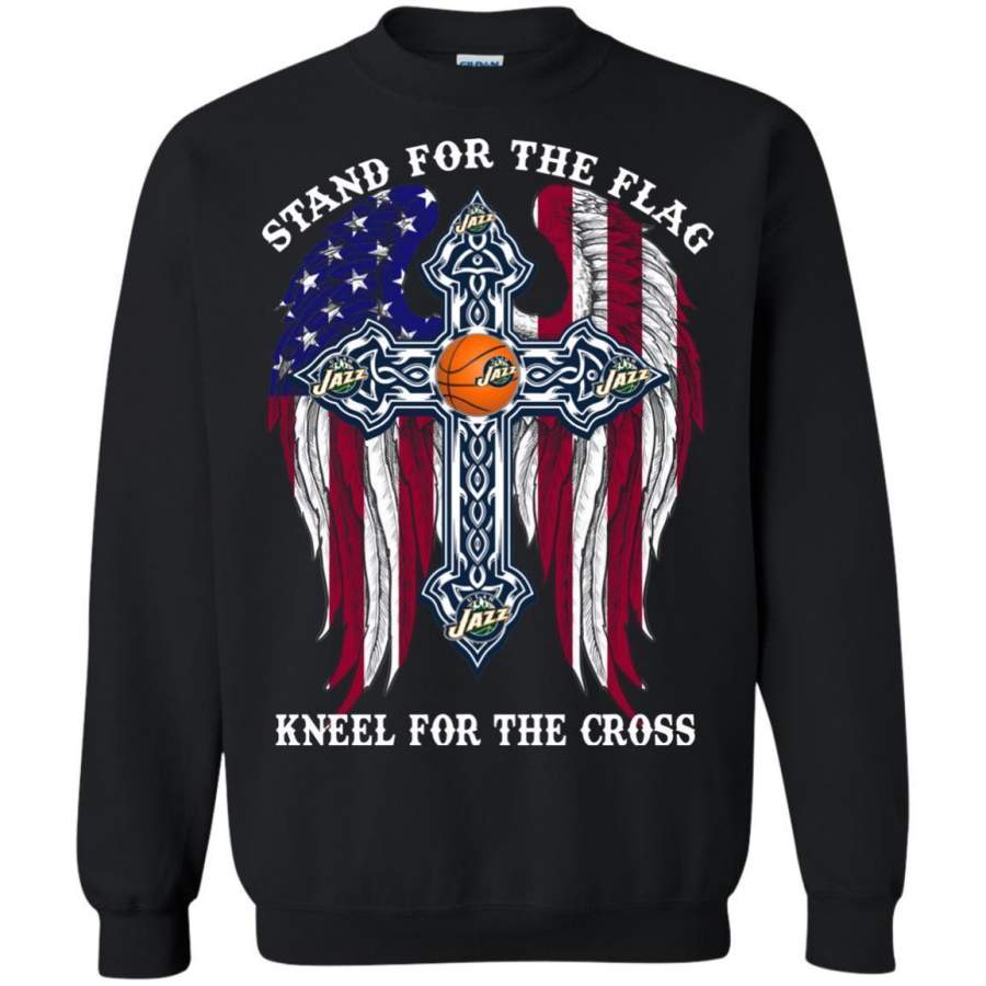 AGR Utah Jazz Stand For The America Sport Flag Sweatshirt