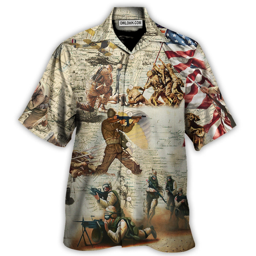 Veteran Memory Soldier’S Prayer – Hawaiian Shirt  – Owl Ohh