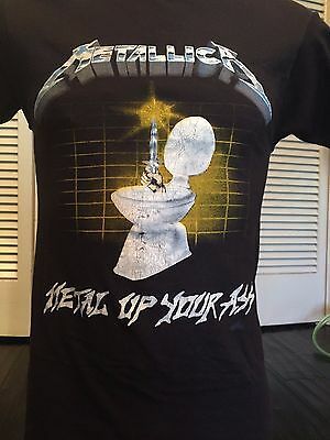 Vintage 1985 Metallica Metal Up You A Tour Shirt   Rock Metal 5728