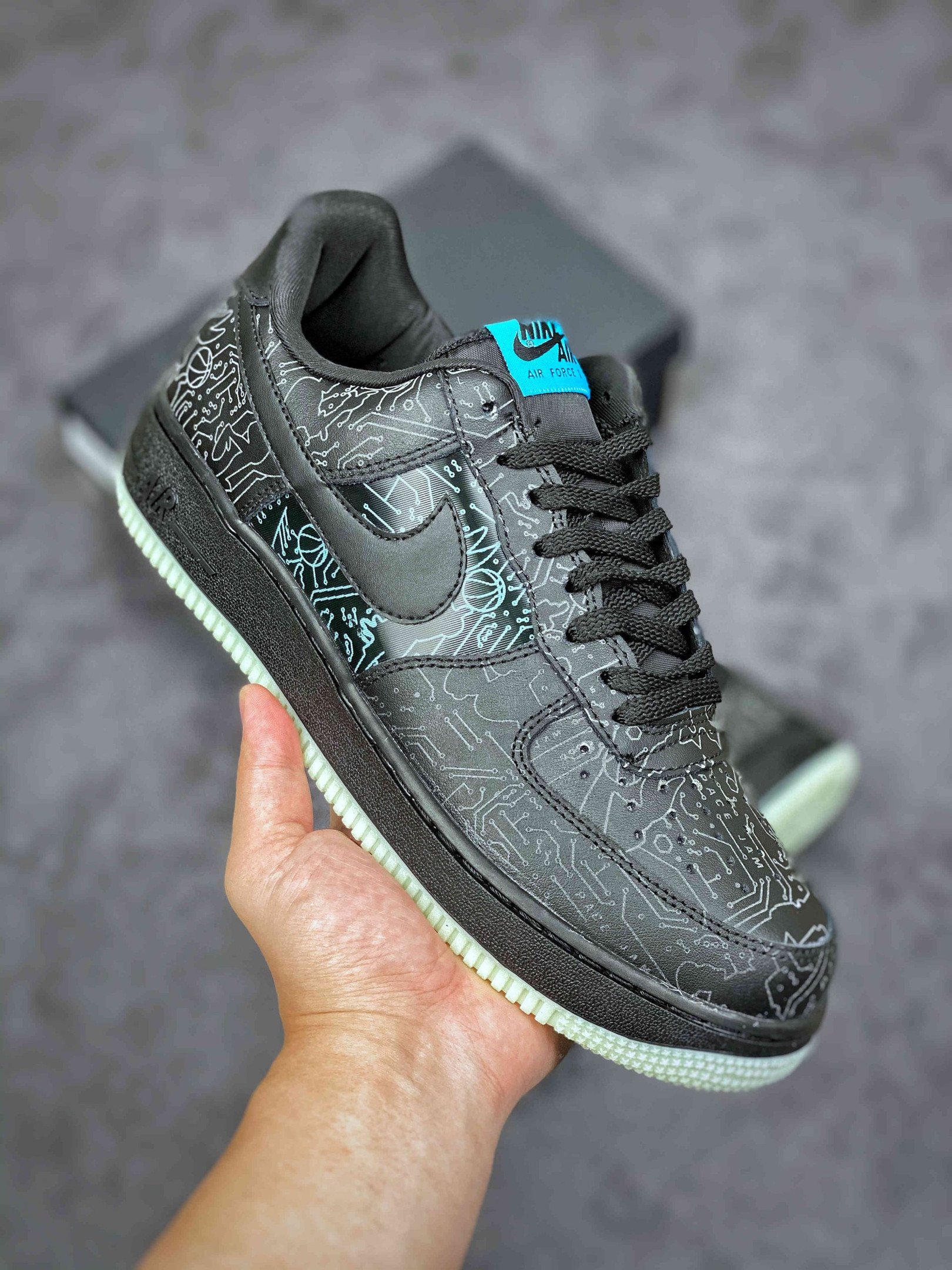 Space Jam x Nike Air Force 1 Low Computer Chip DH5354-001 5338874