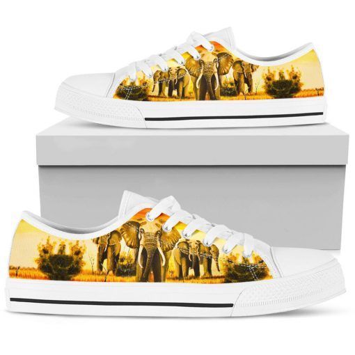 Elephants Low Top Shoes