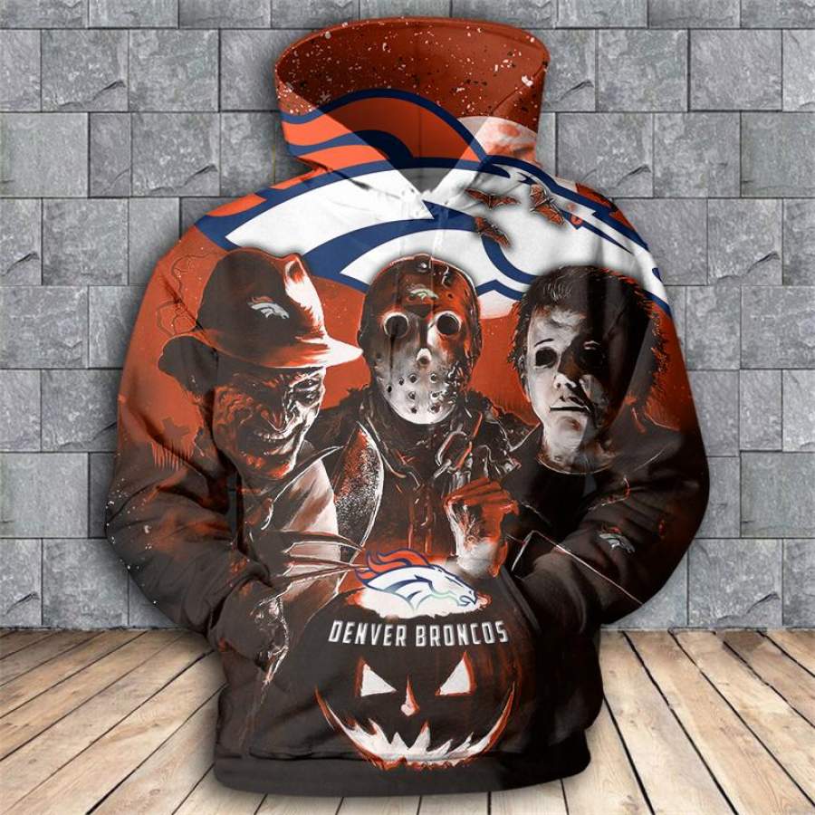 Denver Broncos All Over Print All-over print pullover Hoodie