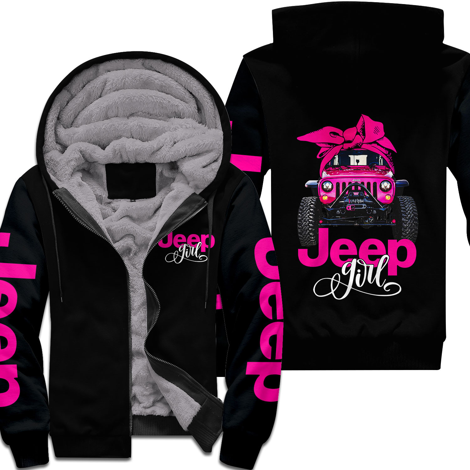 Pink Jp Girl So Cute Fleece Hoodie #Dh