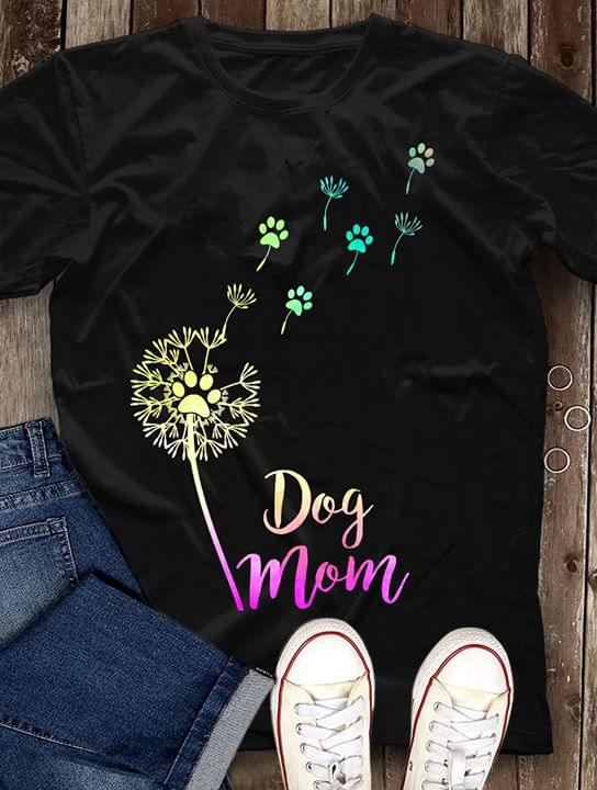 Dandelion Paw Dog Mom For Lovers Standard Women’s T-shirt