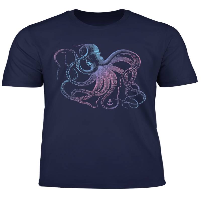 Vintage Octopus T Shirt Ocean Sea Life Cool Animals Gifts 1