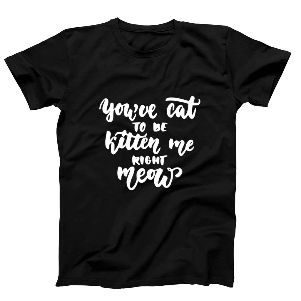 Are You Kitten Me Right Meow Cool Cute Men’s T-Shirt Tee