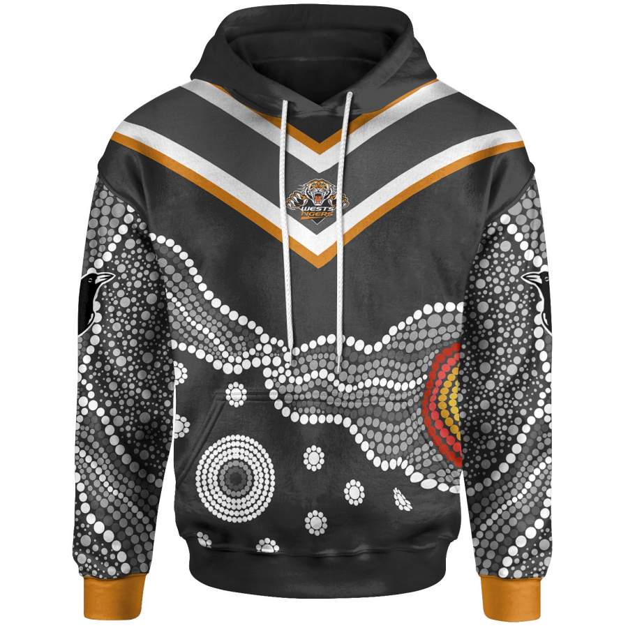 Wests Tigers Indigenous Hoodie Personalized NRL 2020