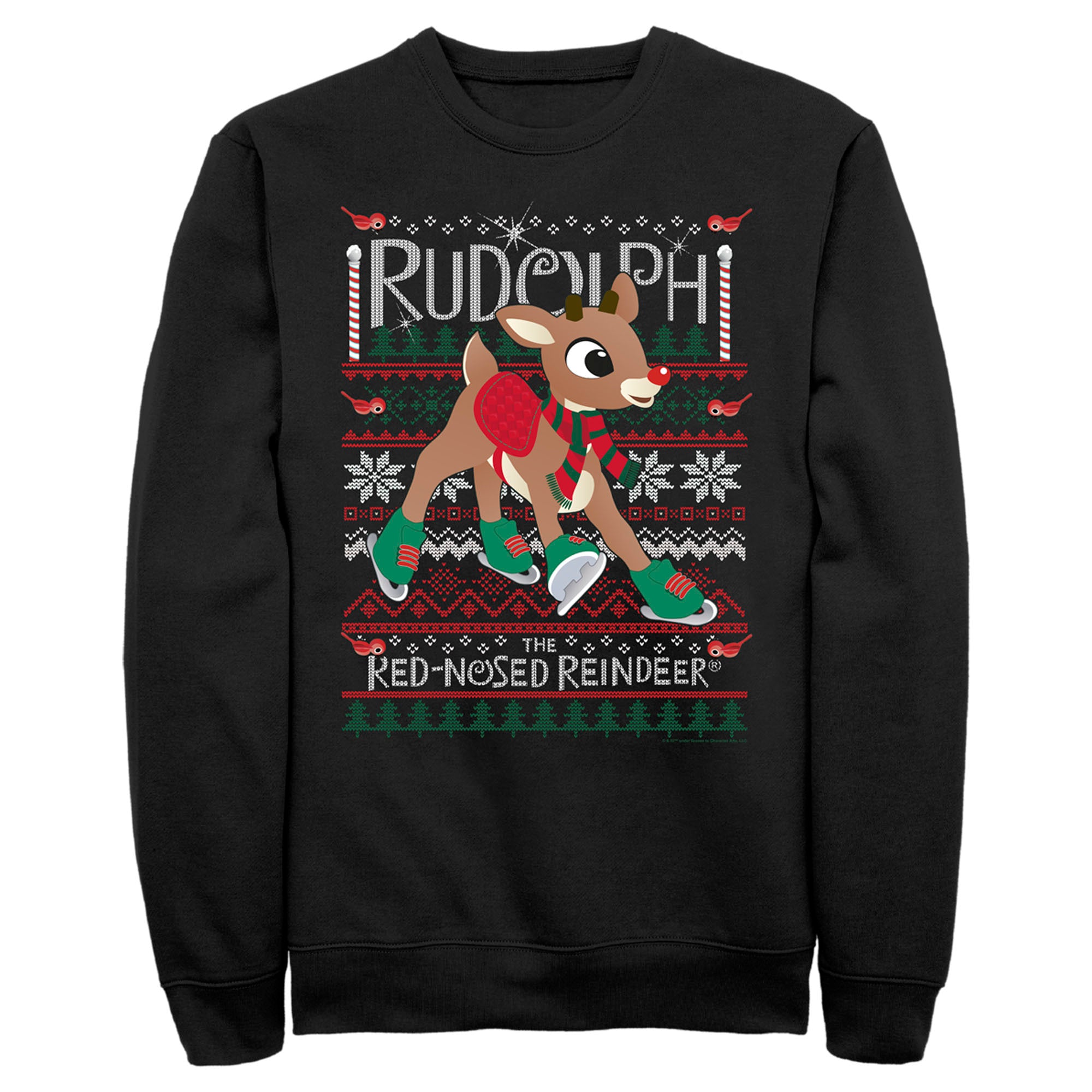 Rudolph The Red-Nosed Reindeer Men’S Ugly Sweater  Sweatshirt