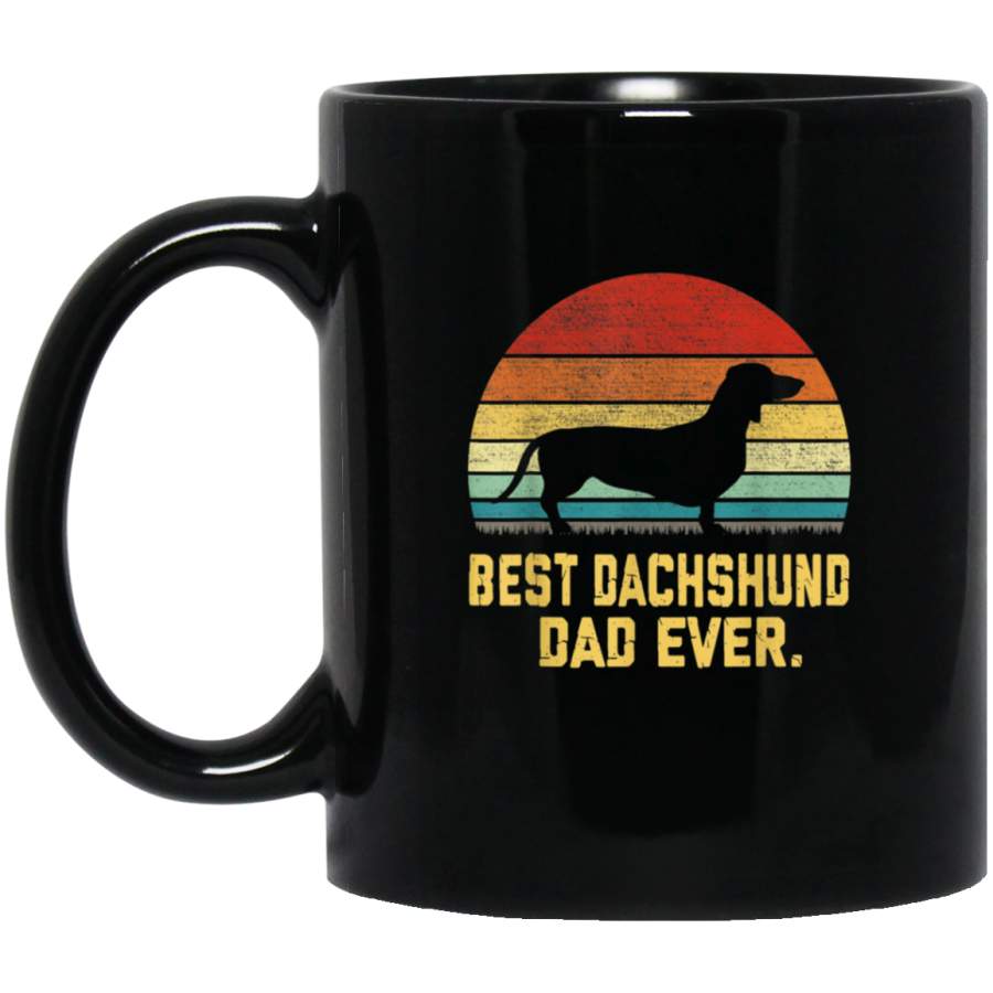 Vintage Best Dachshund Dad Ever Mug