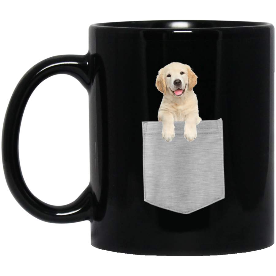 Dog in Your Pocket Golden Retriever puppy t Mug Mug