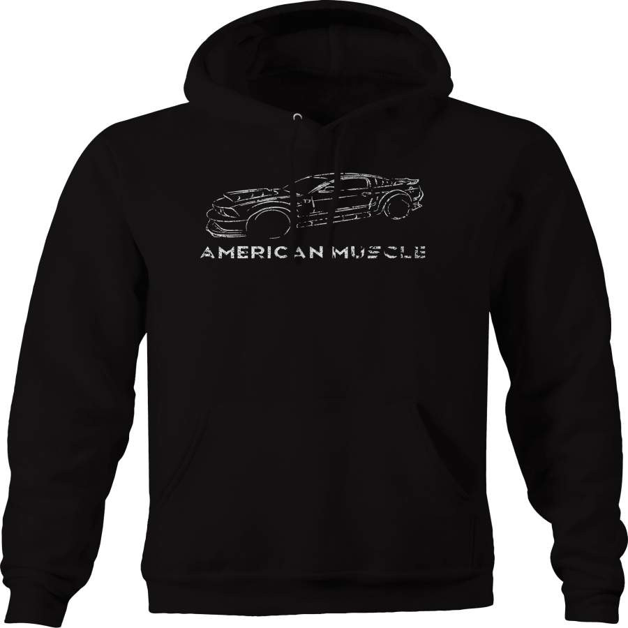 American Muscle Street Racing Sportscar GT V8  Hoodie