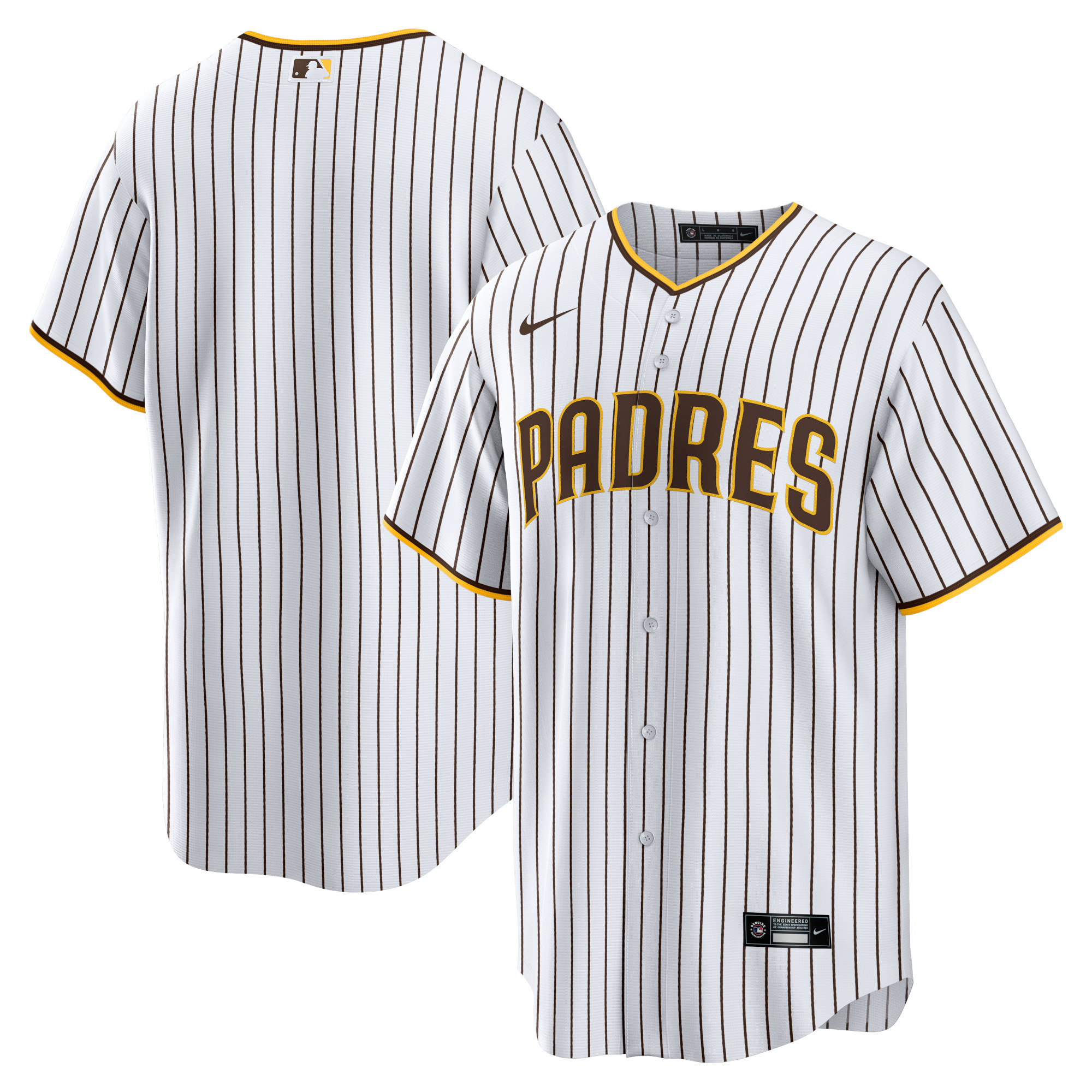 San Diego Padres Home Blank Replica Jersey – White