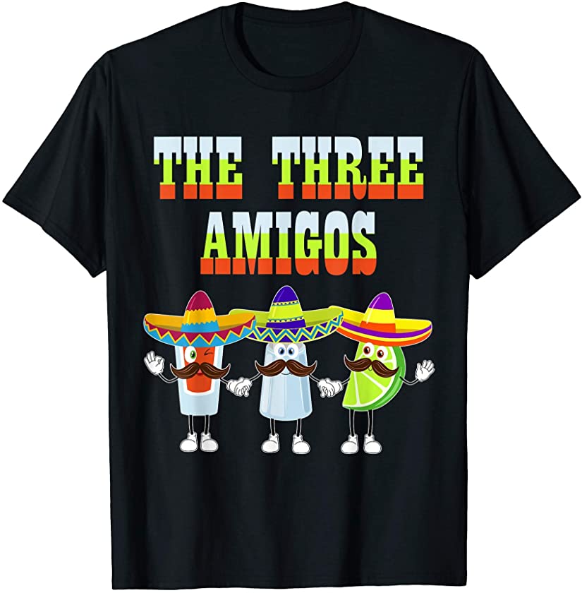 Three Amigos Tequila Mexican Holiday T-Shirt