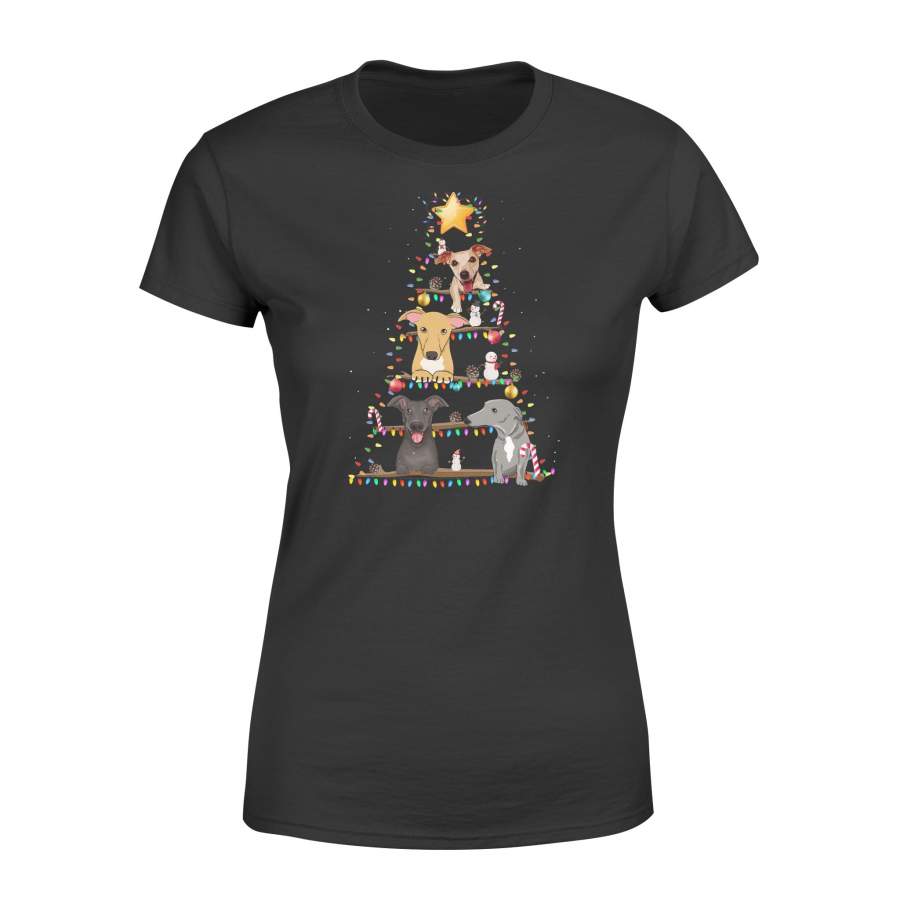 Greyhound Wood Christmas T- shirt, Cute Christmas T-shirt – Standard Women’s T-shirt