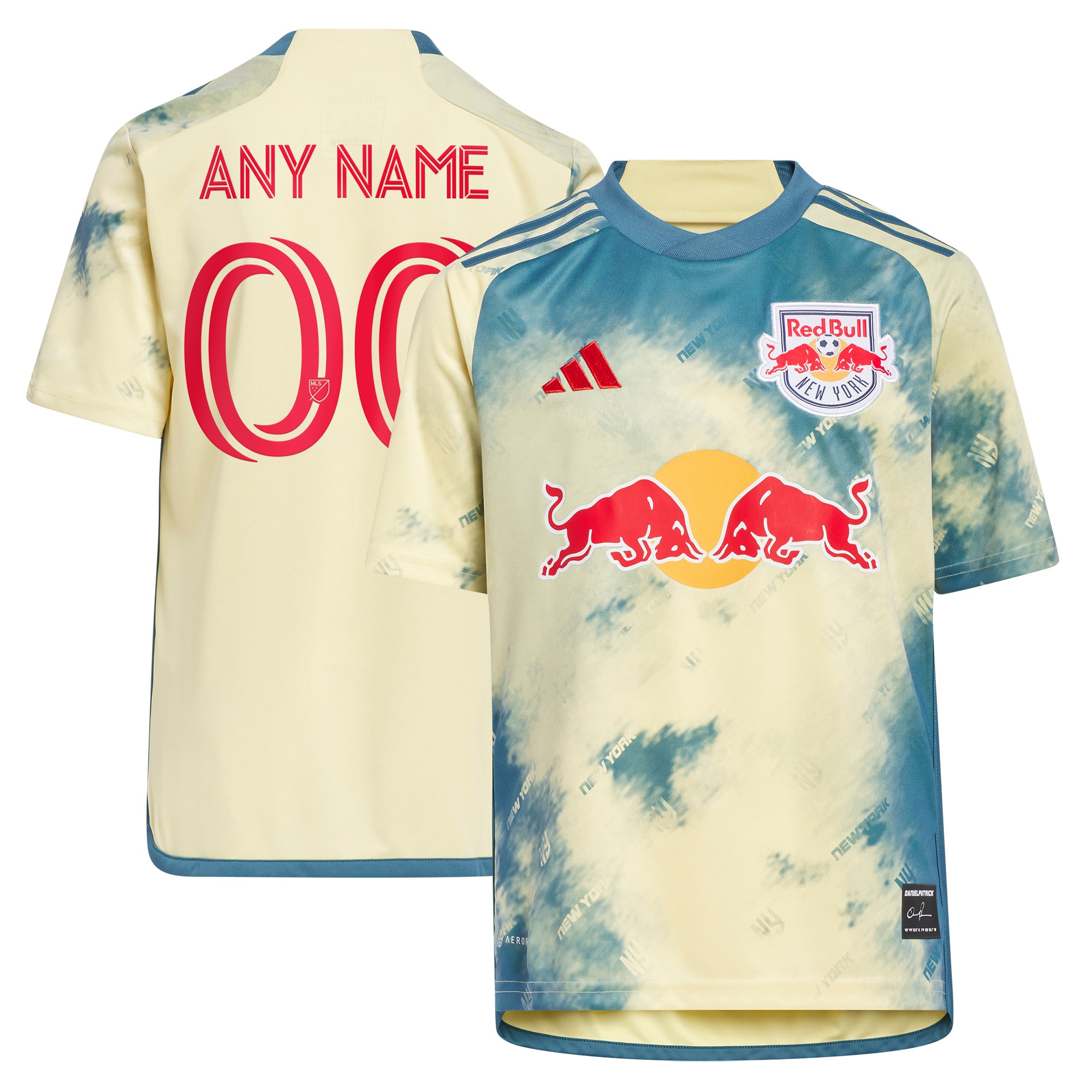 New York Red Bulls Youth 2023 Daniel Patrick Kit Replica Custom Jersey – Yellow